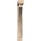 Ekena Millwork Thorton Block Smooth Bracket w/ Offset Brace, Douglas Fir, 5 1/2"W x 34"D x 42"H BKT0604X34X42THR05SDF - alternate 3